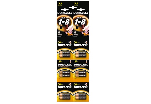 Duracell LR06 MN1500 1х2 шт (відривні 2х6) Батарейки